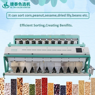 CCD 10 tolvas máquina clasificadora de color óptico para cereales nueces frijoles