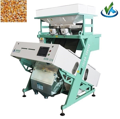 Máquina del clasificador del color del grano del PLC para el tamaño que clasifica 12 canales inclinados