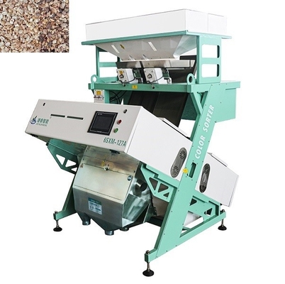 Máquina del clasificador del color del cacahuete de los conductos inclinados de la cámara 2 del RGB CCD para la clasificación del pistacho