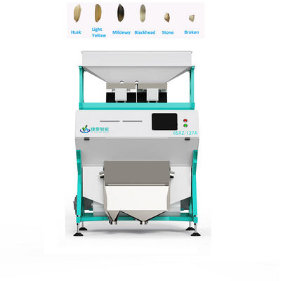 Pequeña máquina del clasificador del color del arroz del trigo del cacahuete del maíz de las habas del grano inteligente