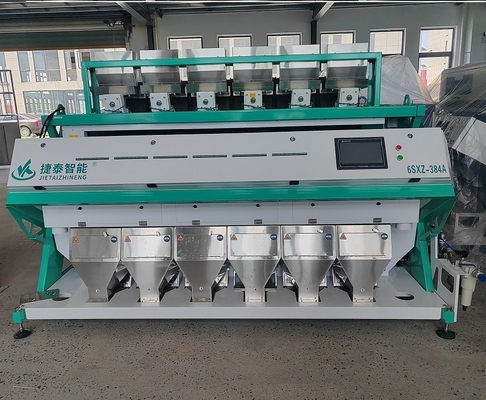 La máquina del clasificador del color del grano 6SXZ-384A para las nueces de las habas del arroz siembra industrias