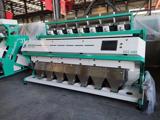 Máquina clasificadora de color de grano de mijo de avena de maíz 10T / H