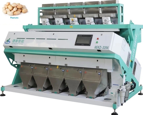 Máquina clasificadora de frijoles del clasificador de color de nueces de nuez de la cámara CCD