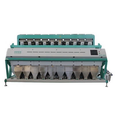 CCD 10 tolvas máquina clasificadora de color óptico para cereales nueces frijoles