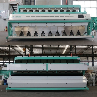 CCD 10 tolvas máquina clasificadora de color óptico para cereales nueces frijoles