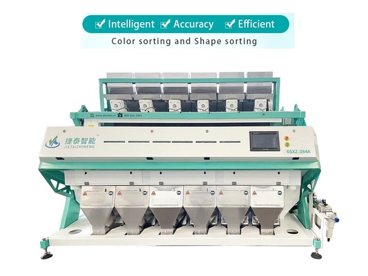 Máquina clasificadora de color de arroz industrial 3.5KW 384 canales