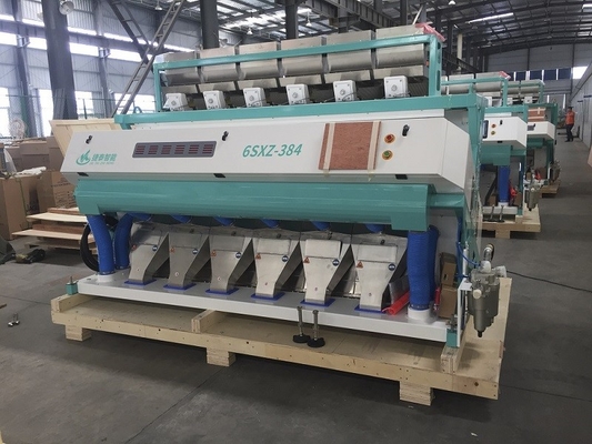 Máquina clasificadora de color de arroz industrial 3.5KW 384 canales