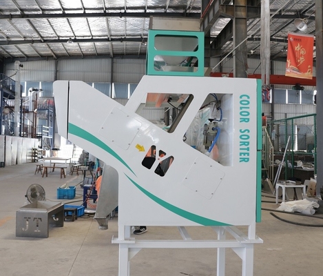 Máquina clasificadora del color del grano del canal inclinado del CCD 1 para la comida que clasifica 260kg