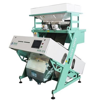 Máquina clasificadora de color de arroz mineral de 2 canales 127 canales personalizada