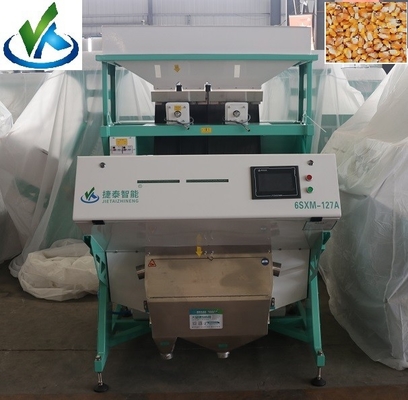 Máquina del clasificador del color del grano del PLC para el tamaño que clasifica 12 canales inclinados
