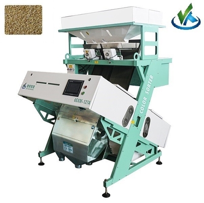 Máquina clasificadora de color de grano LED con pantalla táctil para sésamo de soja