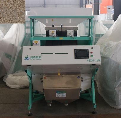 Mini máquina clasificadora de color de grano de soja óptica automática 430kg
