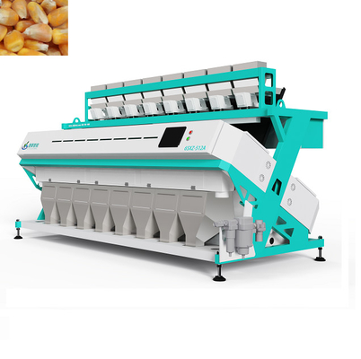 El CCD automático lleno 8 canaliza la clasificadora del maíz para procesar el grano