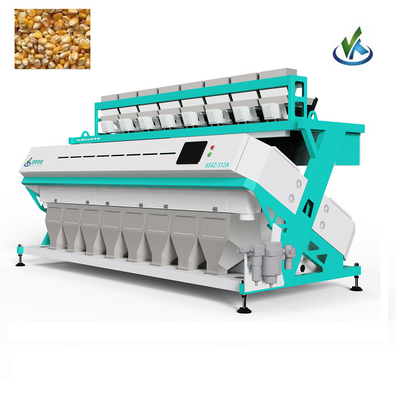 Máquina del separador del color del grano de ocho canales inclinados con la cámara CCD
