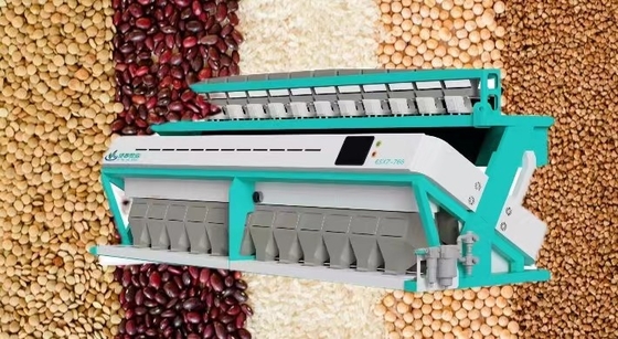 Las habas inteligentes de alto rendimiento del arroz colorean la t/h de la máquina 11,0 - 19,0 del clasificador