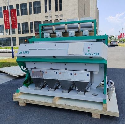 Canales inclinados de la máquina 4 del clasificador del arroz de la eficacia alta 256 canales
