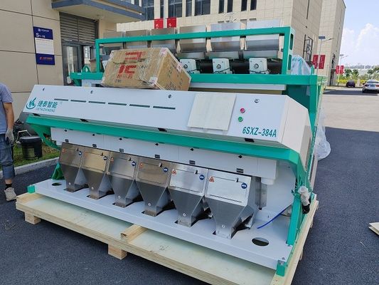 Producción inteligente de la operación fácil de la máquina del clasificador del color del arroz de Jietai 6SXZ-384A