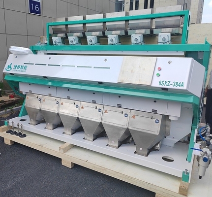 384 canales Máquina para clasificar el color del maíz Máquina para separar el color del trigo