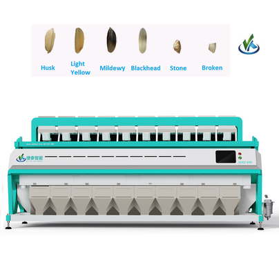 Máquina de clasificación de arroz / maíz / maíz / clasificador de color de granos 8 - 16T/H